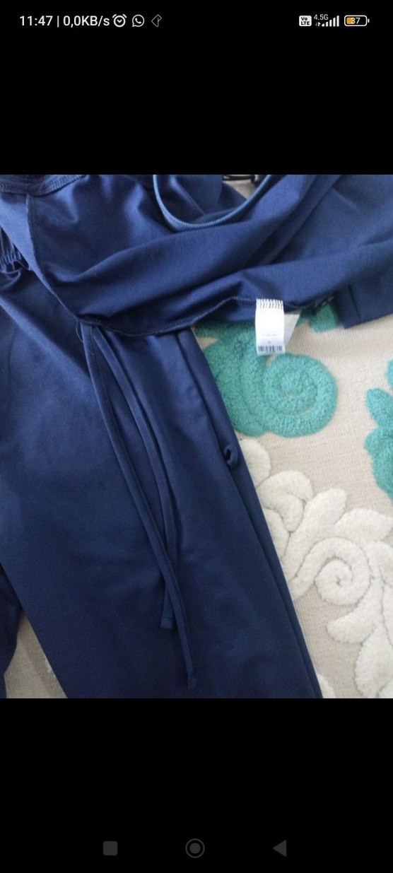 Lacivert tesettür mayo - Görsel 5