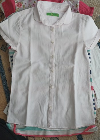 Baskılı Kız Çocuk Kısa Kollu Tişört, uzun kollu penye - Görsel 5