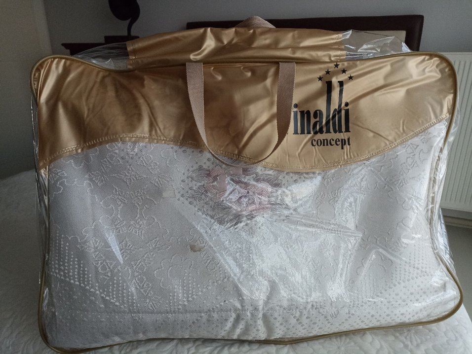 Yatak Örtüsü Pudra pembe - Görsel 4