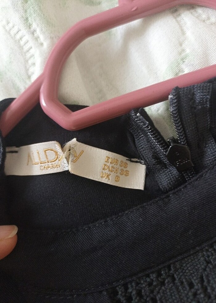 Allday marka. 38 beden siyah Tunik - Görsel 5