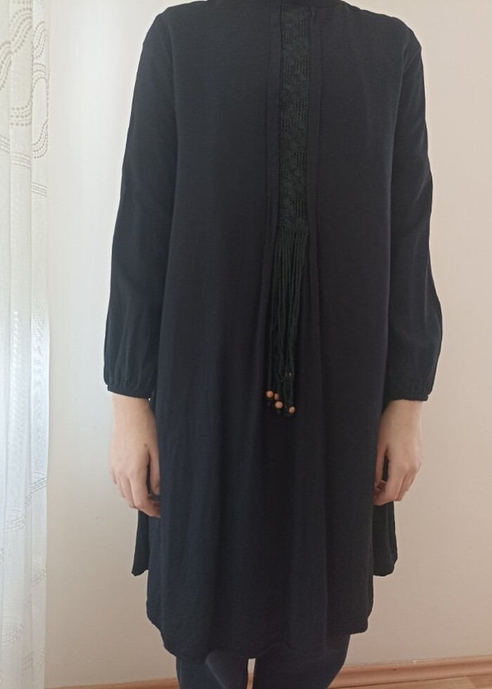 Allday marka. 38 beden siyah Tunik - Görsel 2