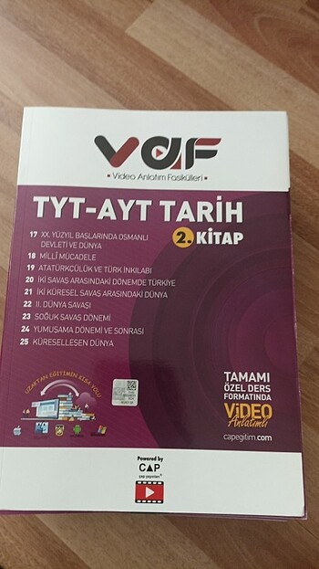 Çap yayınları vaf tarih edb - Görsel 2