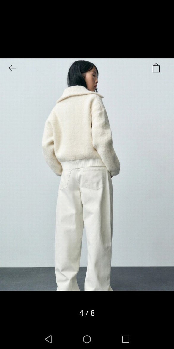 Mango buklet yün karışımlı ceket - Görsel 2