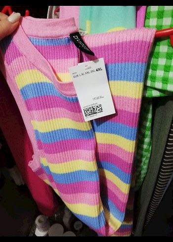 H&M büyük beden triko elbise - Görsel 3