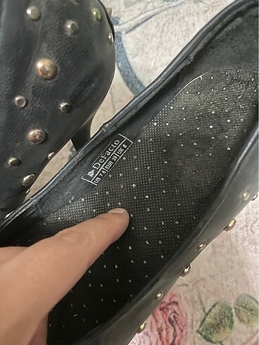 39 Beden siyah Renk 11 cn topuklu ayakkabı