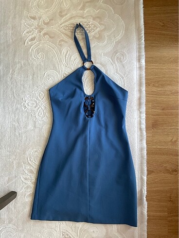 Zara mavi elbise