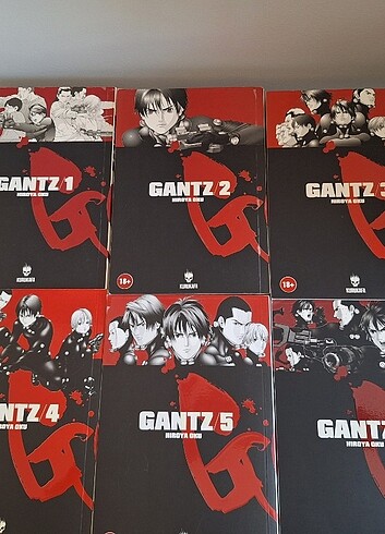Gantz 1 2 3 4 5 6. Cilt