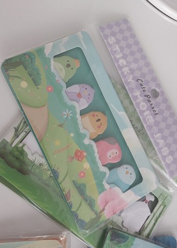 Renkli Çocuk Yapışkan Notlar Seti - Görsel 7