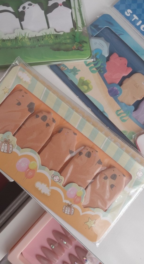 Renkli Çocuk Yapışkan Notlar Seti - Görsel 3