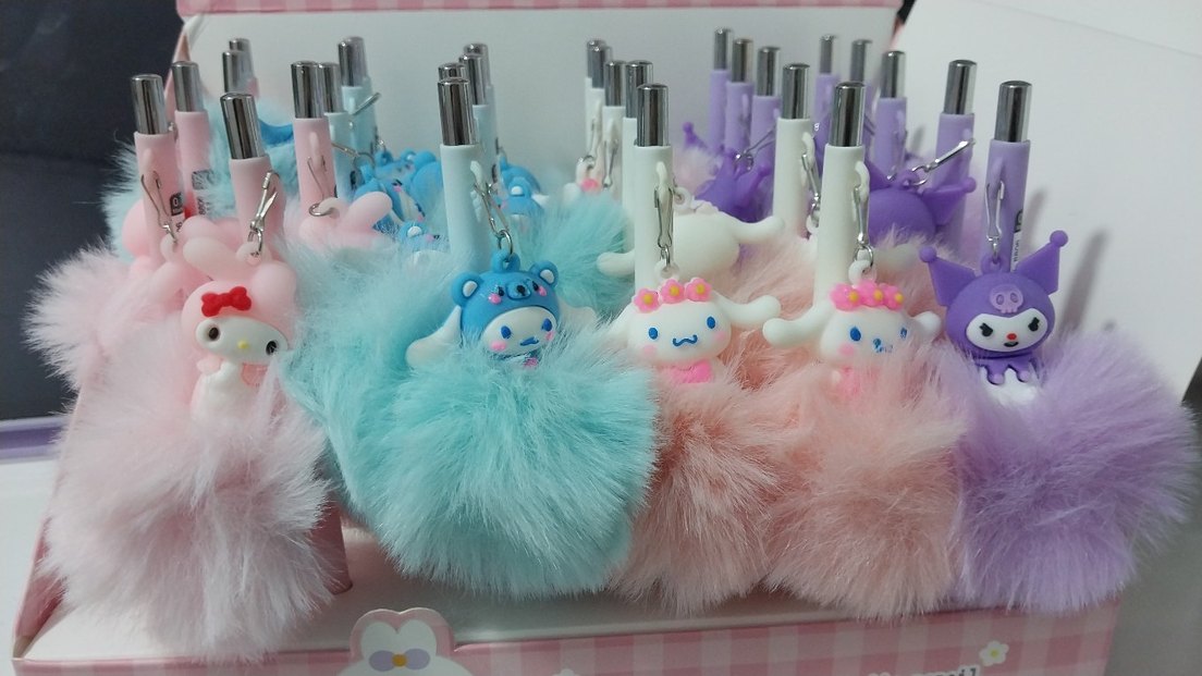 Renkli Ayıcık Figürlü Tükenmez Kalem - Görsel 2