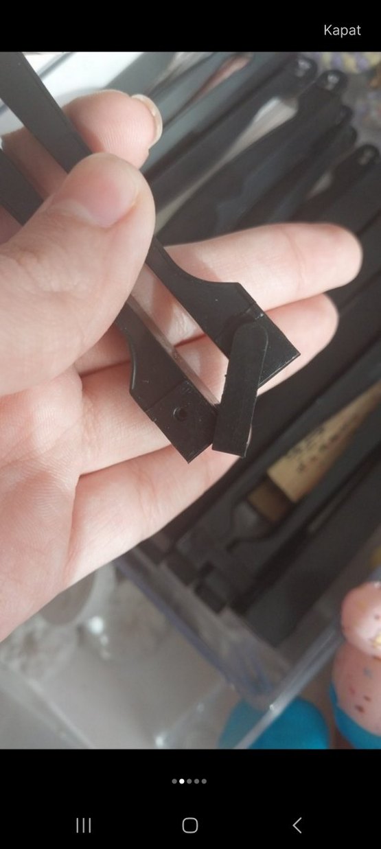 Bordo Katlanabilir Dekoratif Yelpaze - Görsel 2