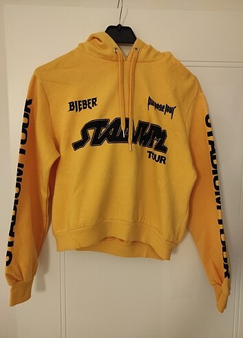 H&M Justin Bieber kapşonlu sweatshirt bayan