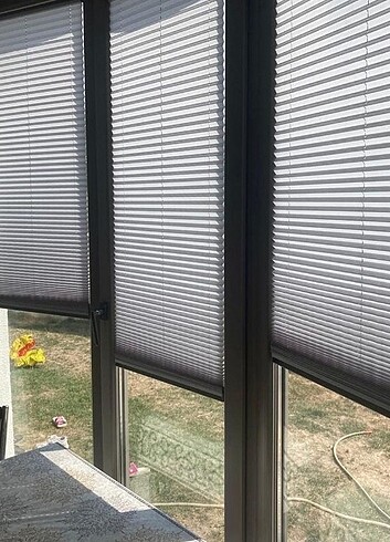 Beden çeşitli Renk Plise perde