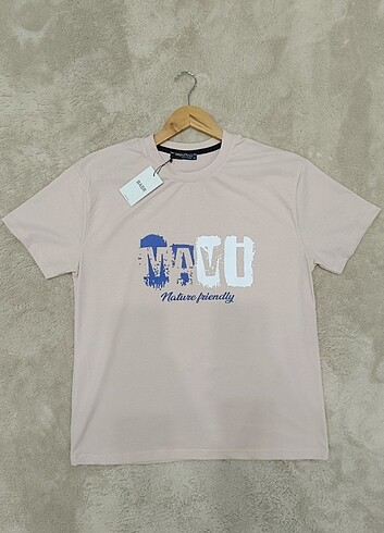 Mavi Baskılı T-shirt 