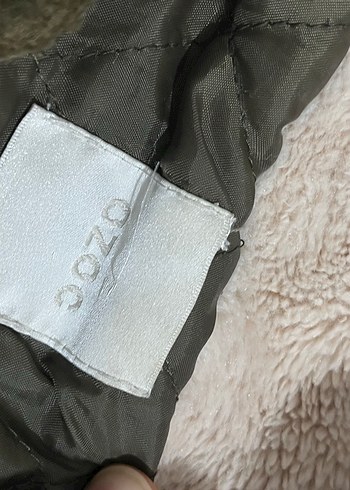 Yağ yeşili kaşe Midi kürklü kaban - Görsel 9