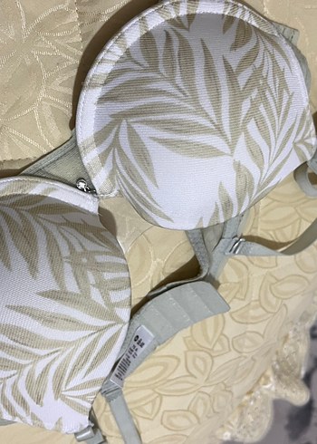 Bej yaprak Desenli 75A Sütyen - Görsel 8