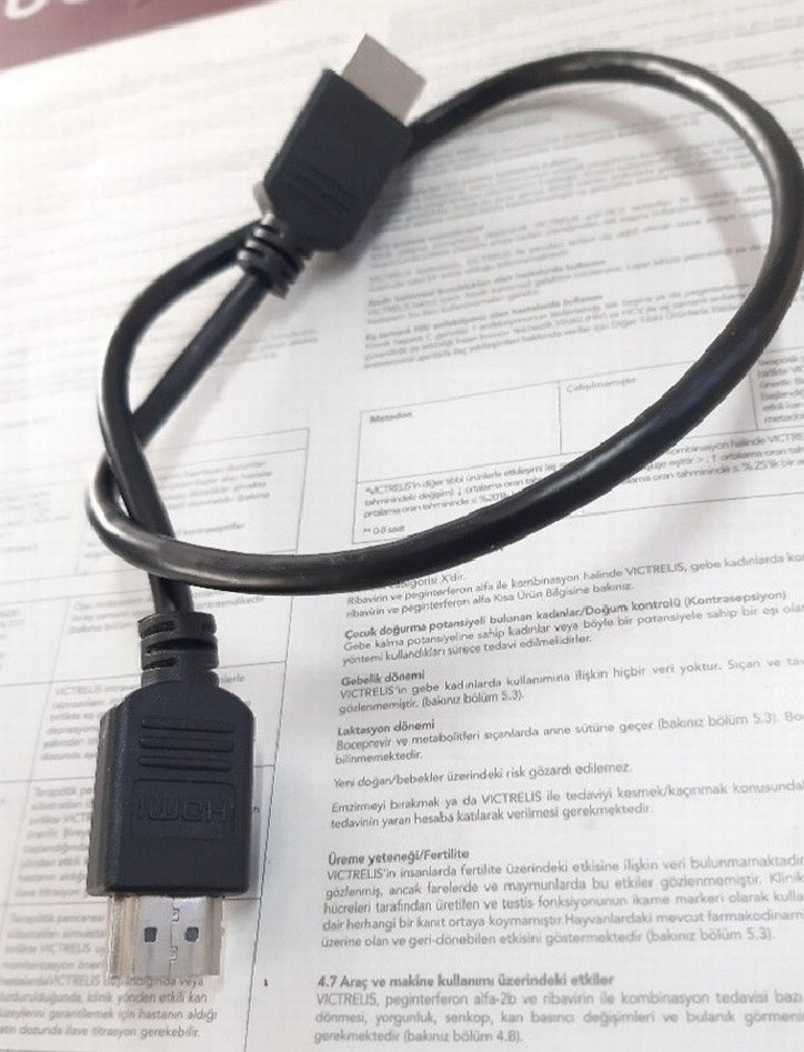 HDMI Kablosu 50CM BOY SIFIR - Görsel 2