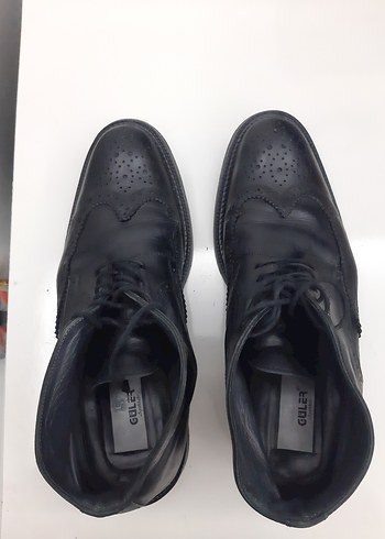 ERKEK KIŞLIK KISA BOT AYAKKABI HAKİKİ DERİ AZ KULLANILMIŞ - Görsel 3