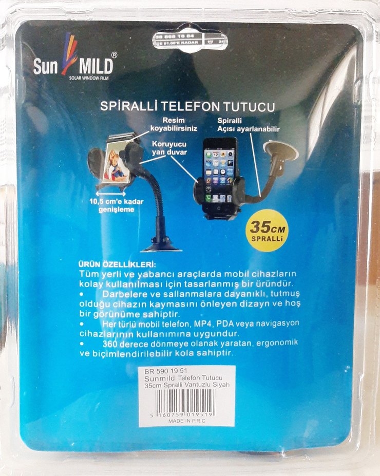 Ayarlanabilir Araç içi Telefon Tutucu **SIFIR ÜRÜN** - Görsel 2