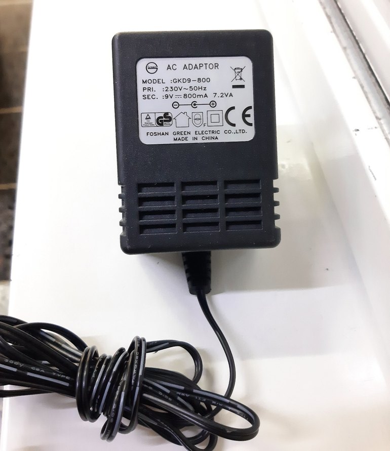 AC Adaptör 9V 800mA TRAFOLU KALIN UÇ GİRİŞ'Lİ SIFIR SAYILIR - Görsel 2