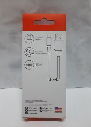 HYPERGEAR 1.2m Micro USB Şarj ve Senkronizasyon Kablosu - Görsel 2