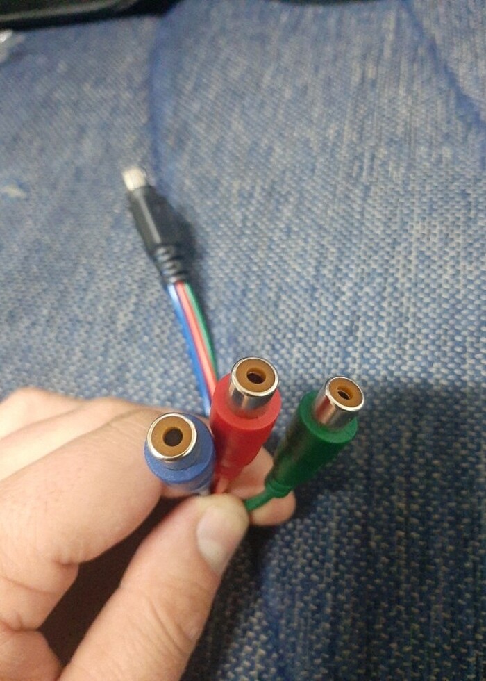 PS/2 GİRİŞLİ SES VE GÖRÜNTÜ KABLOSU  - Görsel 2