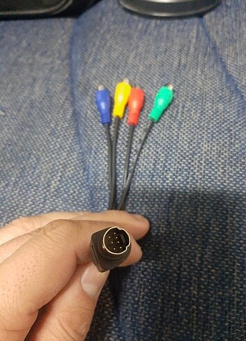 PS/2 GİRİŞLİ SES VE GÖRÜNTÜ KABLOSU SIFIR - Görsel 3