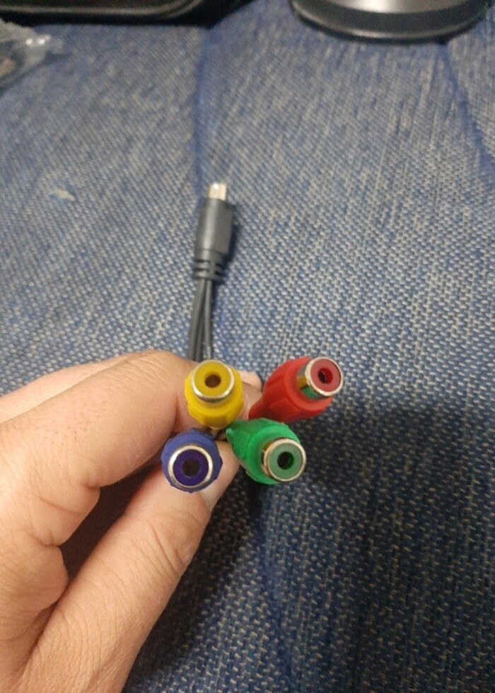 PS/2 GİRİŞLİ SES VE GÖRÜNTÜ KABLOSU SIFIR - Görsel 2