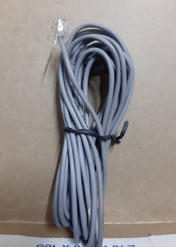 TELEFON İLETİŞİM HAT KABLOSU 2.METRE - Görsel 3