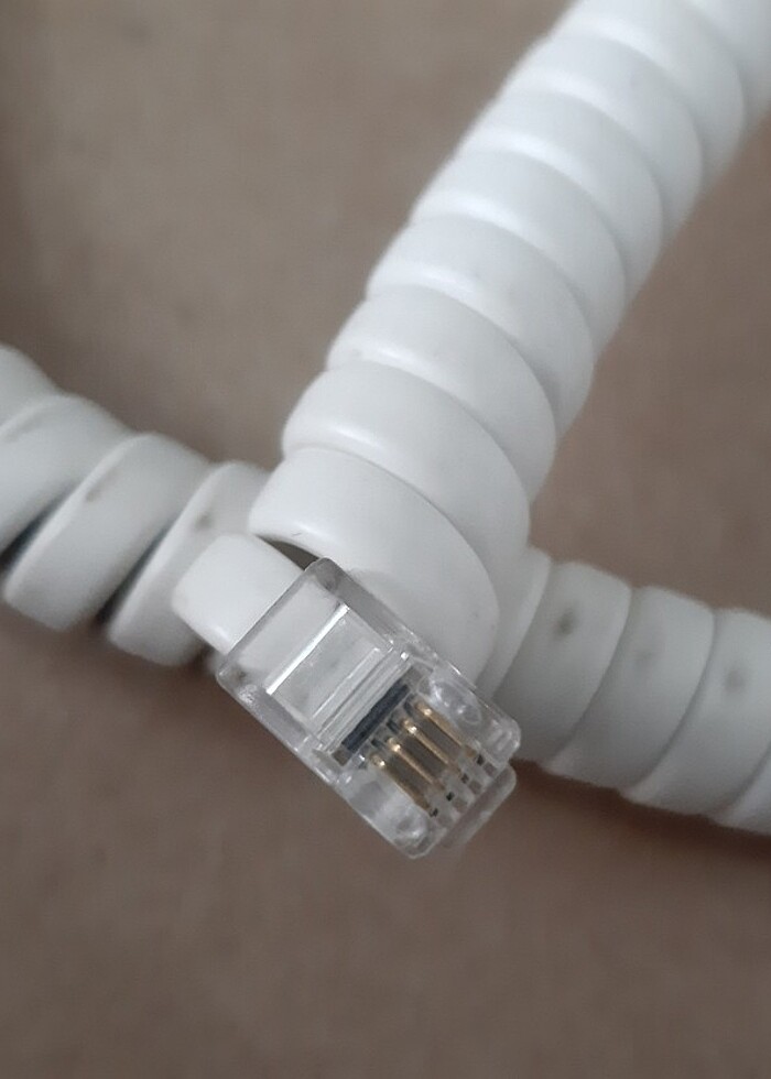 TELEFON AHİZE KABLOSU TEMİZ SORUNSUZ  - Görsel 2