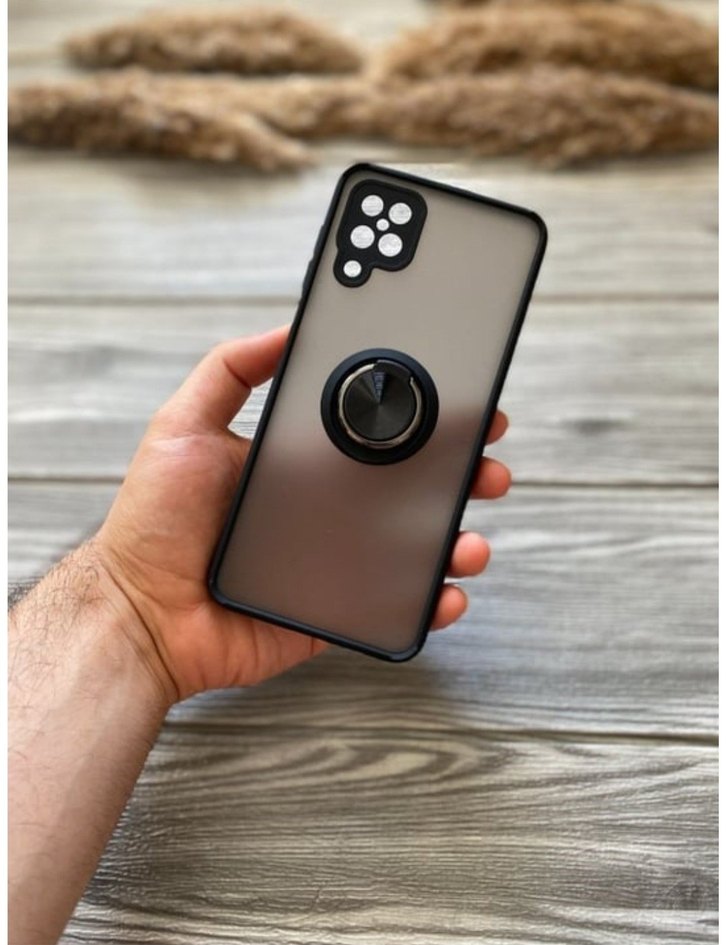 SAMSUNG A12 YÜZÜKLÜ KALİTELİ KILIF SIFIR - Görsel 2