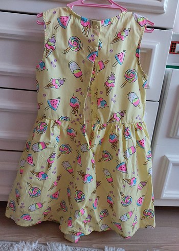 LC Waikiki Lc Waikiki Sarı Kız Çocuk Elbise