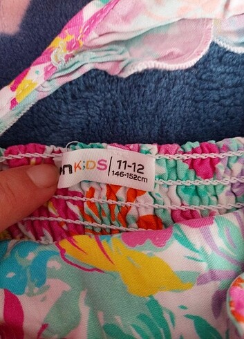 11-12 Yaş Beden çeşitli Renk Cocuk elbise