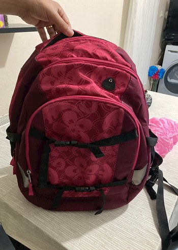 Pembe Desenli okul çantası