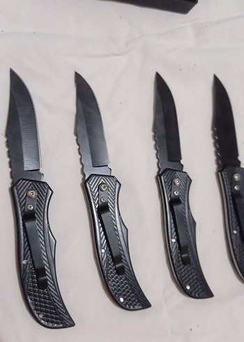 Çok Renkli Katlanabilir Kamp Bıçağı Seti - Görsel 4