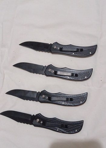 Çok Renkli Katlanabilir Kamp Bıçağı Seti - Görsel 3