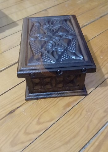 Ahşap Oyma takı Kutusu - Görsel 2