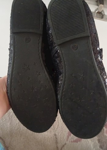 Kız Çocuk Siyah Nakışlı Tokalı Babet - Görsel 3