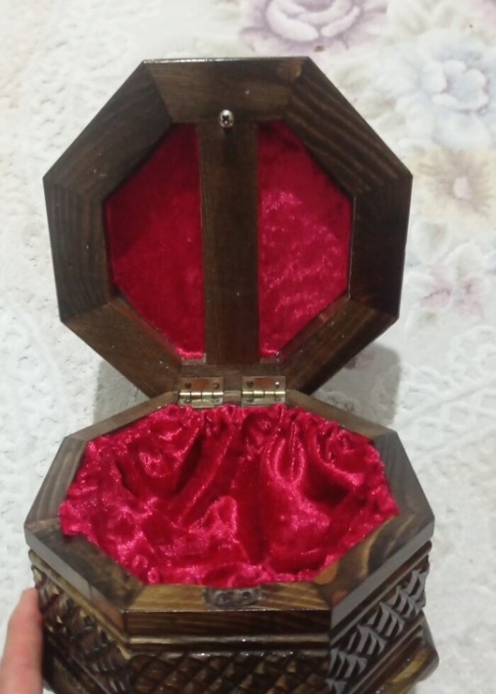 Ahşap çam kutu - Görsel 3