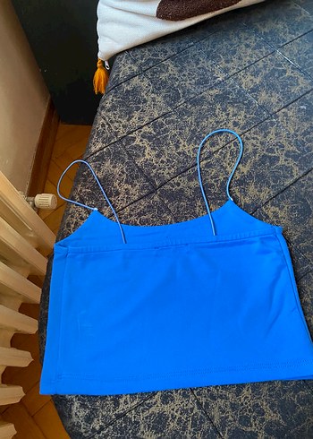 Diğer Kadın Mavi İnce Askılı Bralet