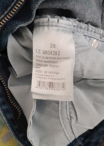 Mavi Kadın mom Kot Pantolon - Görsel 3