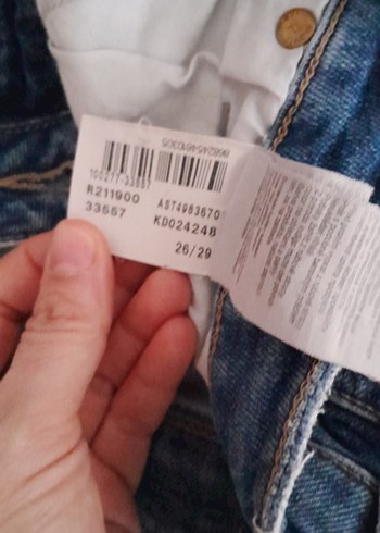 Kadın Mavi Denim Normal Boy Jean - Görsel 4