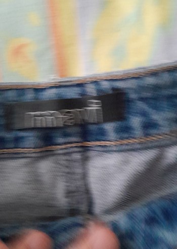 Kadın Mavi Denim Normal Boy Jean - Görsel 3