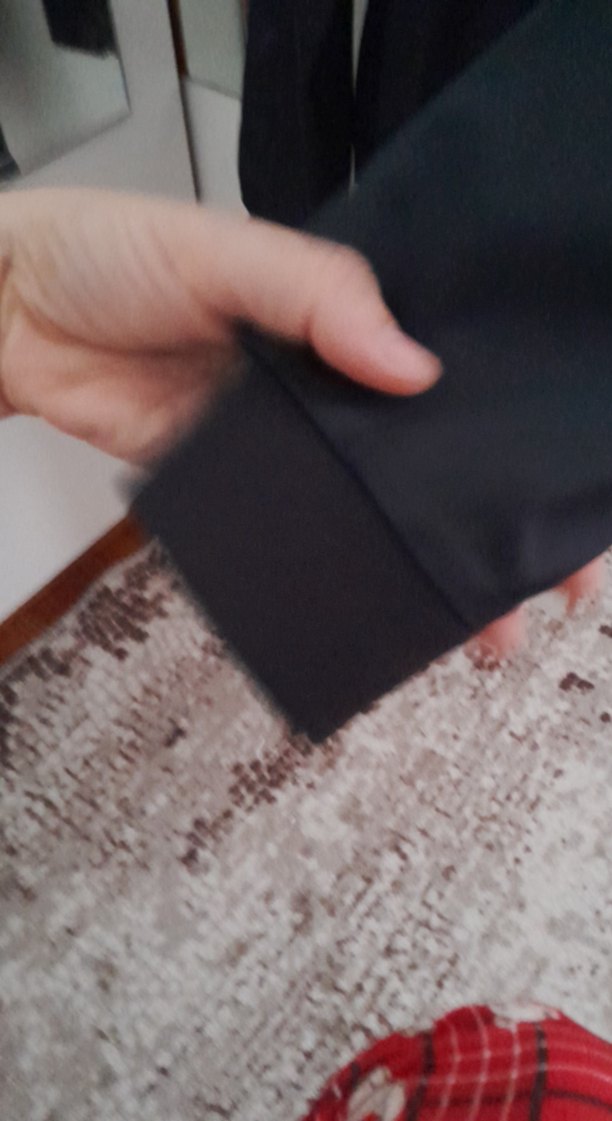 Erkek Çocuk Siyah Fermuarlı Street Wear Ceket - Görsel 4