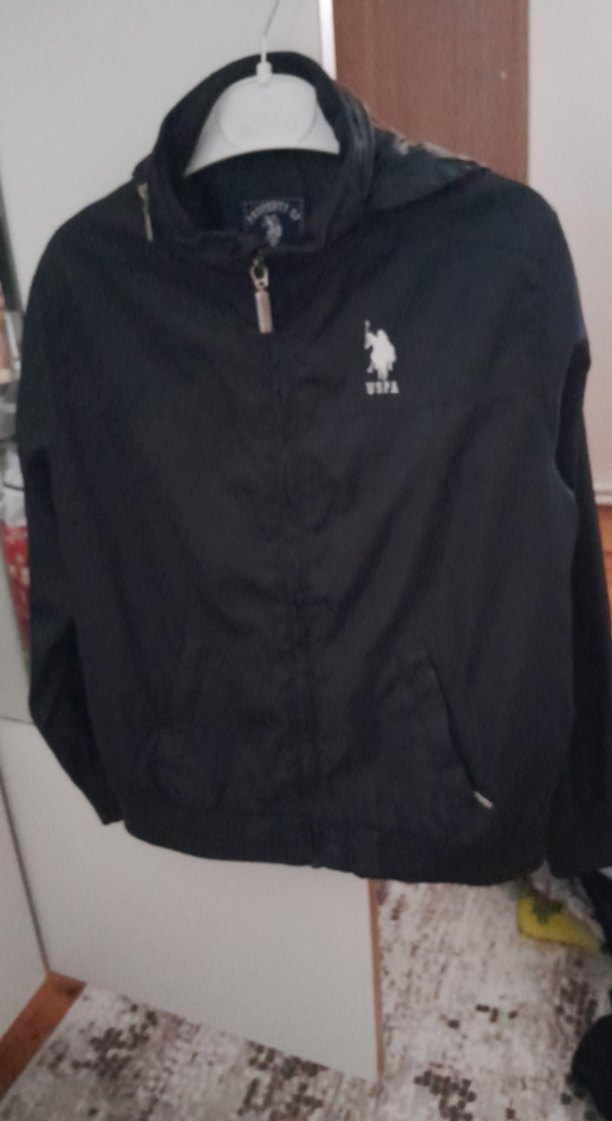 Erkek Çocuk Siyah Fermuarlı Street Wear Ceket - Görsel 2