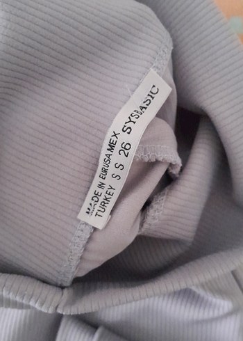 2li Kadın fitilli Tayt bej ve gri - Görsel 2