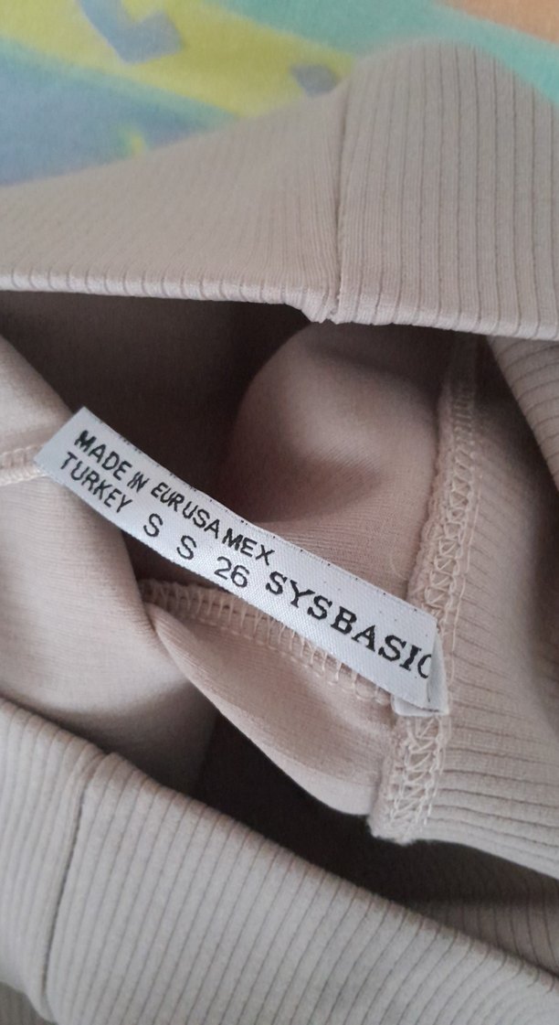 2li Kadın fitilli Tayt bej ve gri - Görsel 3