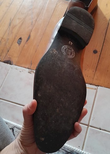 Klasik Kahverengi Deri Erkek Ayakkabı - Görsel 4