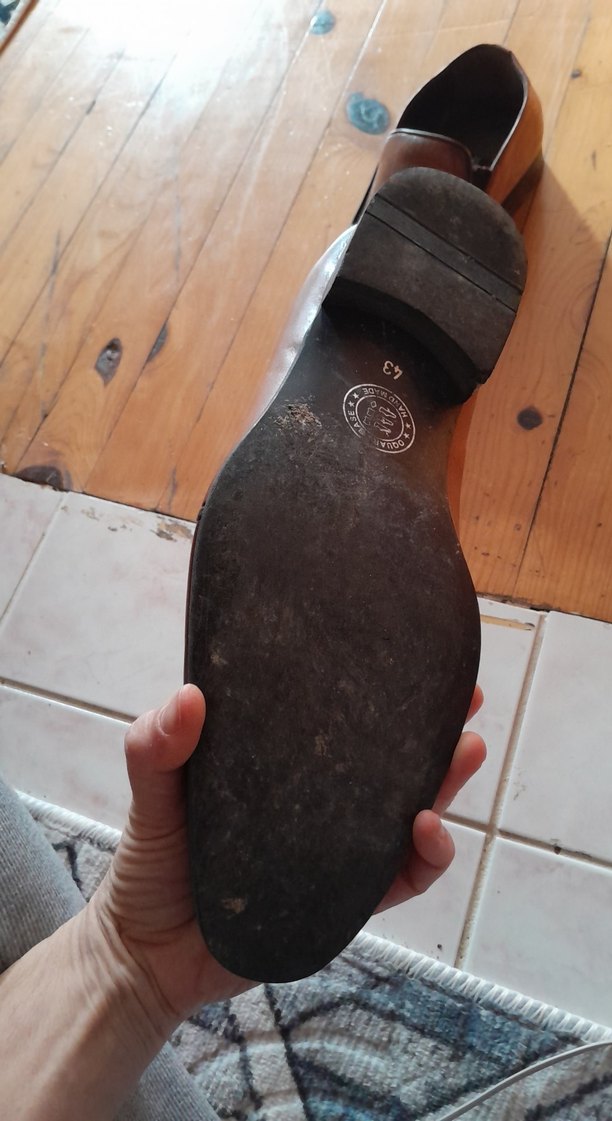 Klasik Kahverengi Deri Erkek Ayakkabı - Görsel 4