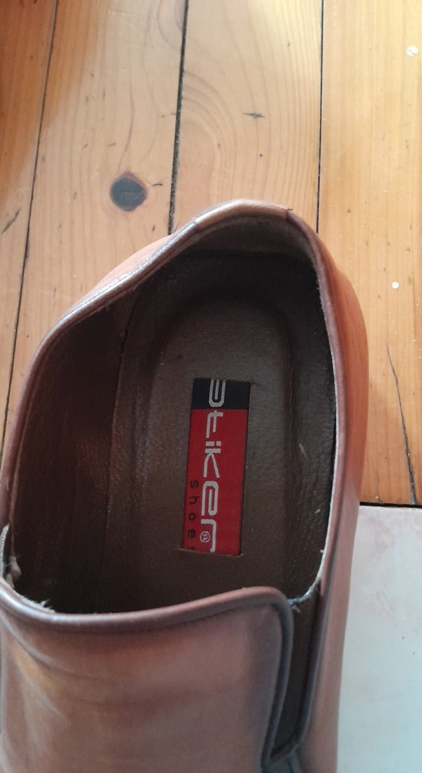 Klasik Kahverengi Deri Erkek Ayakkabı - Görsel 3